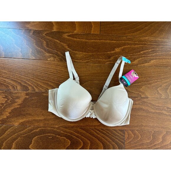 Maidenform One Fab Fit Nude T-Shirt Shaping Extra Coverage Underwire Bra NWT 34C - Picture 2 of 8
